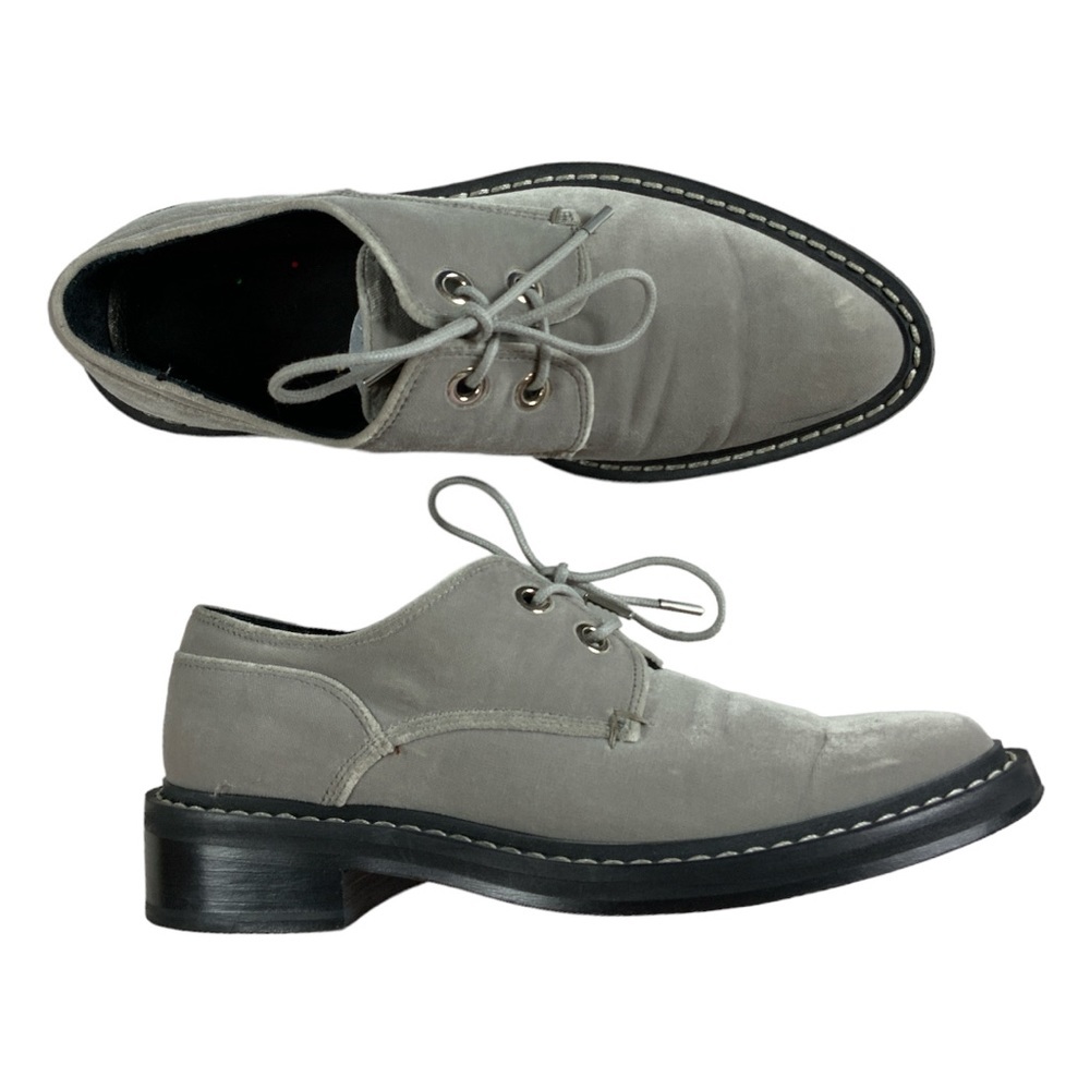Rag & bone Women’s Kenton Velvet Oxford made in Italy leather shoes Size 37